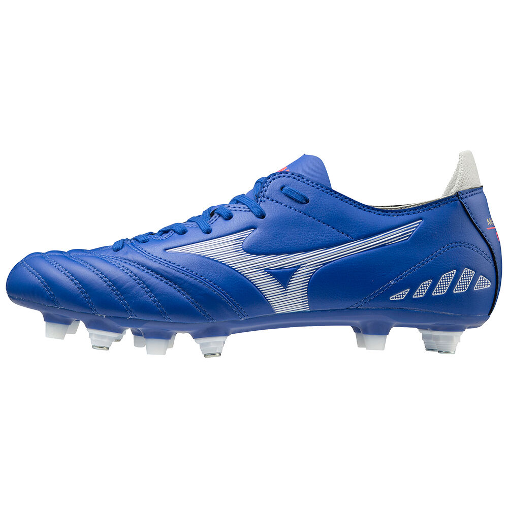 Scarpe Calcio Mizuno Morelia Neo 3 Pro Mix Uomo - Blu/Bianche - 24967-FLHZ